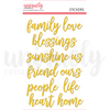 Title Stickers - Family - Merry & Magical (Uniquely Creative)