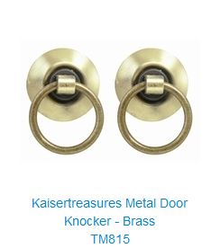 Kaiser Treasures - Metal Ring Brass