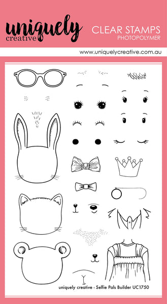 UC1750 : Selfie Pals Builder Stamp - 4x6