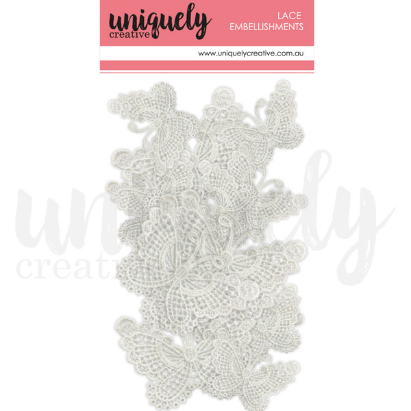 UCE1845 : Lace Butterflies - Tranquility (Uniquely Creative)