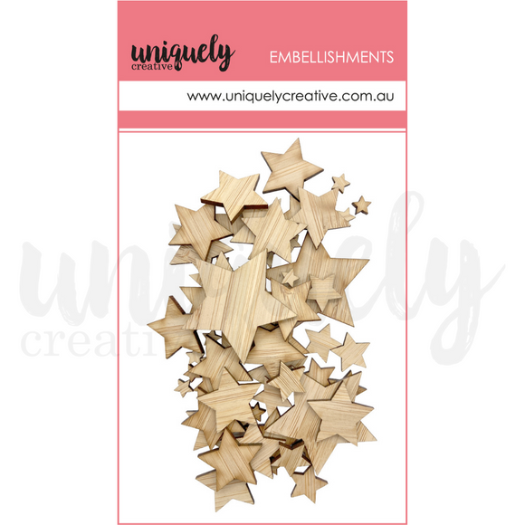 UCE1932 : Wooden Mixed Stars