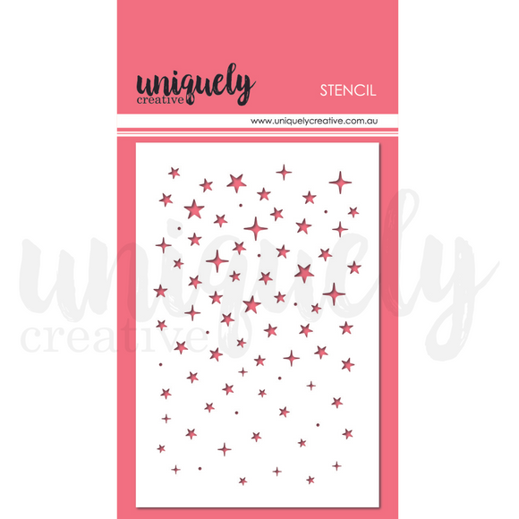 UCMM1722 : Twinkly Stars Stencil (A Very Vintage Christmas)
