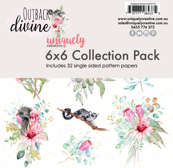 UCP2175 6x6 Collection Pack - Outback Divine (Uniquely Creative)
