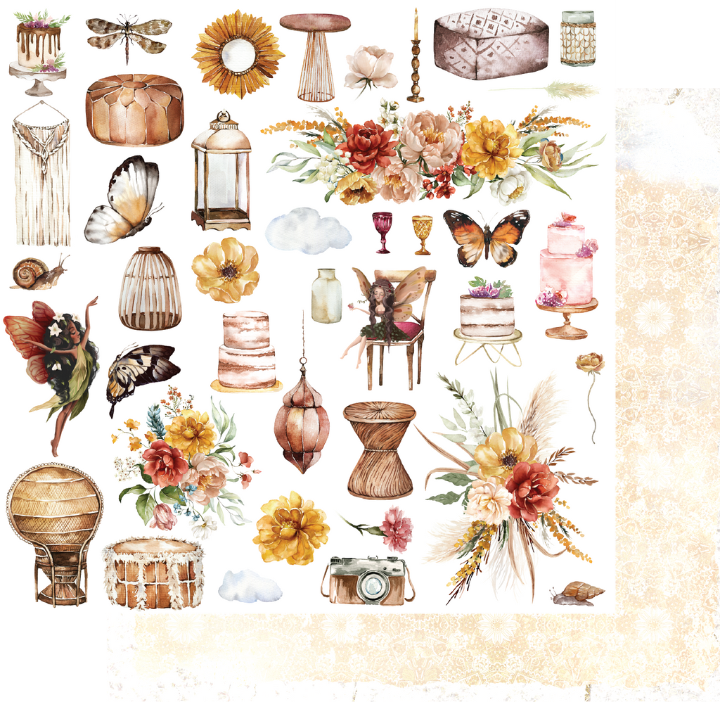 UCP2406 : - Marigold Paper (Boho Picnic)