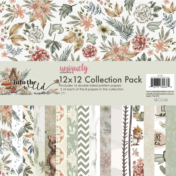 UCP2551 :  12 x 12 Collection Pack (16 sheets) (Into the Wild)