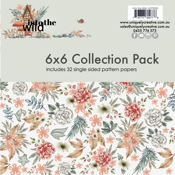 UCP2552 :  6 x 6 Collection Pack (32 sheets)  (Into the Wild)
