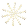 Special Occasions - Adhesive Silver + Pearl Set (50pc) (7mm x 15mm)