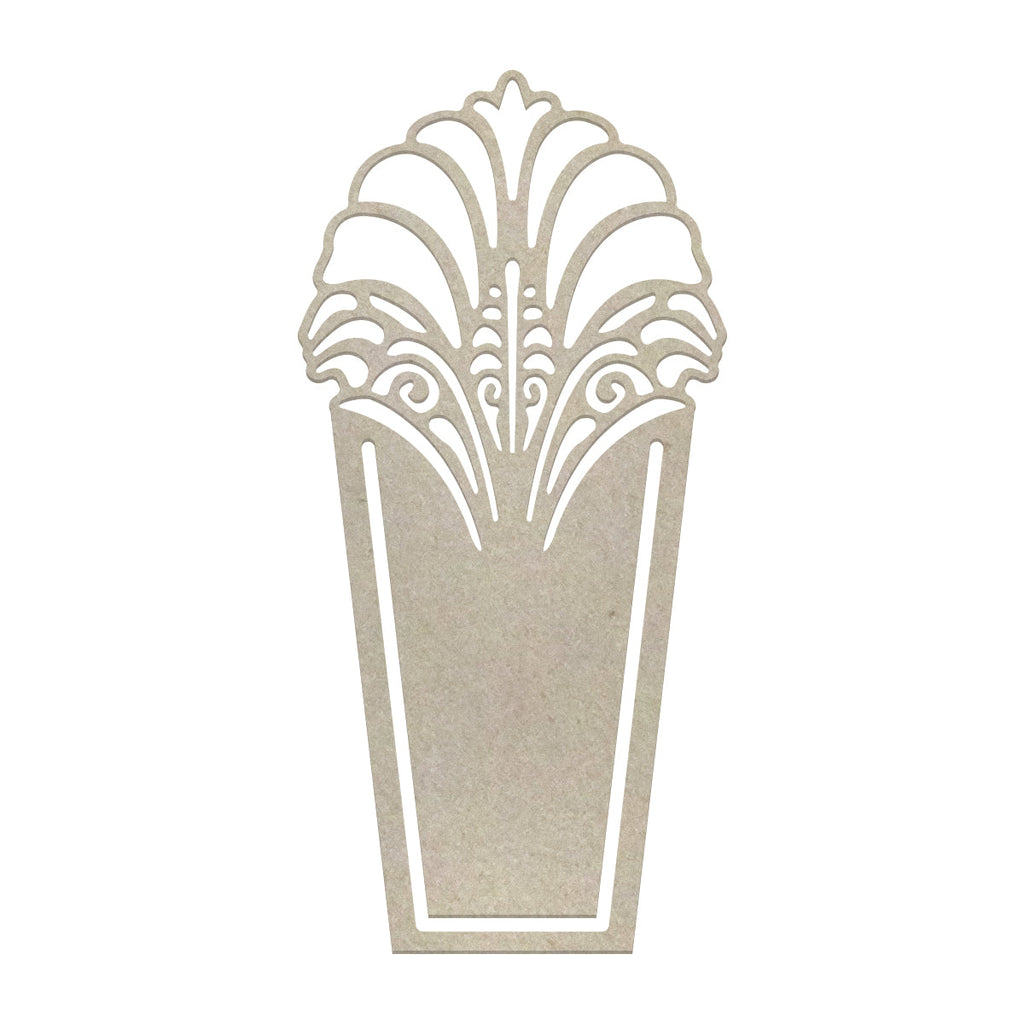 x x Chipboard - Ritzy Clip Decorative (1pc) - 70 x 34mm | 2.7 x 1.3in