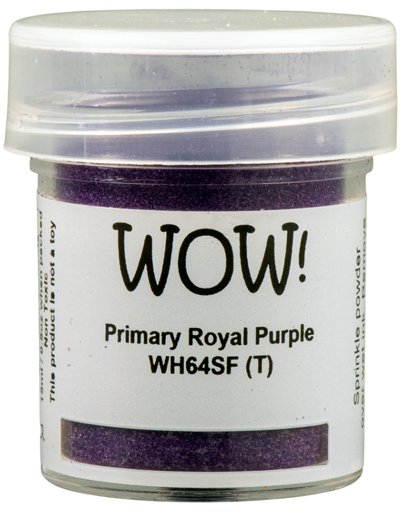 WH64SF : Primary Royal Purple - Super Fine Primary Colours Embossing Powder (15g jar)