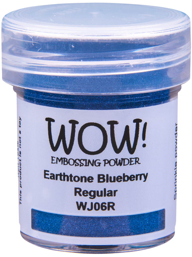 WJ06R :  Earth Tone Blueberry - Regular Embossing Powder (15g jar)