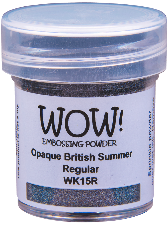 WK15R :  Opaque Primary British Summer - Regular Embossing Powder (15g jar)