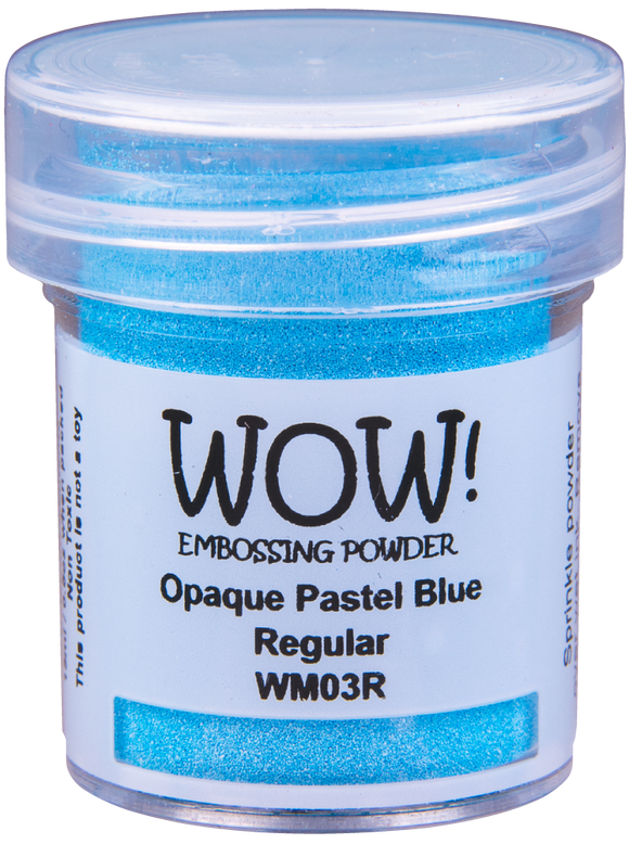 WM03R :  Pastel Blue - Regular Embossing Powder (15g jar)