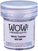 WS10R :  White Twinkle - Regular Embossing Glitter (15g jar)