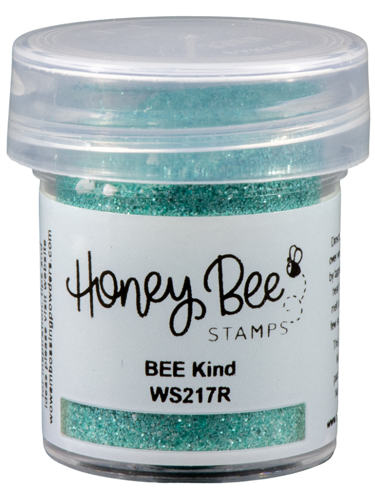 WS217R :  BEE Kind - Regular *Honey Bee Exclusive* Embossing Glitter (15g jar)