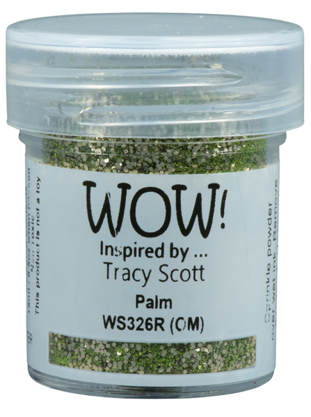 WS326R :  Palm - Regular*Tracy Scott* Embossing Glitter (15g jar)