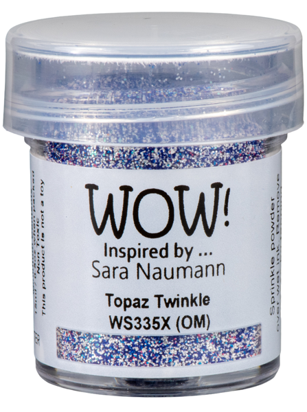 WS335X :  Topaz Twinkle - X*Sara Naumann* Embossing Glitter (15g jar)