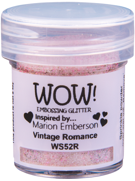 WS52R :  Vintage Romance - Regular Embossing Glitter (15g jar)