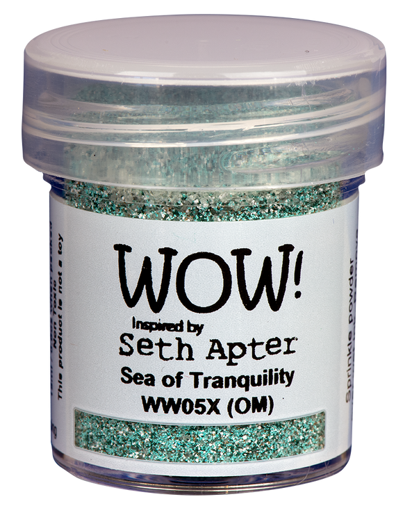 WW05X : Sea of Tranquility - X - Seth Apter Mixed Media Embossing Powder(15g jar)