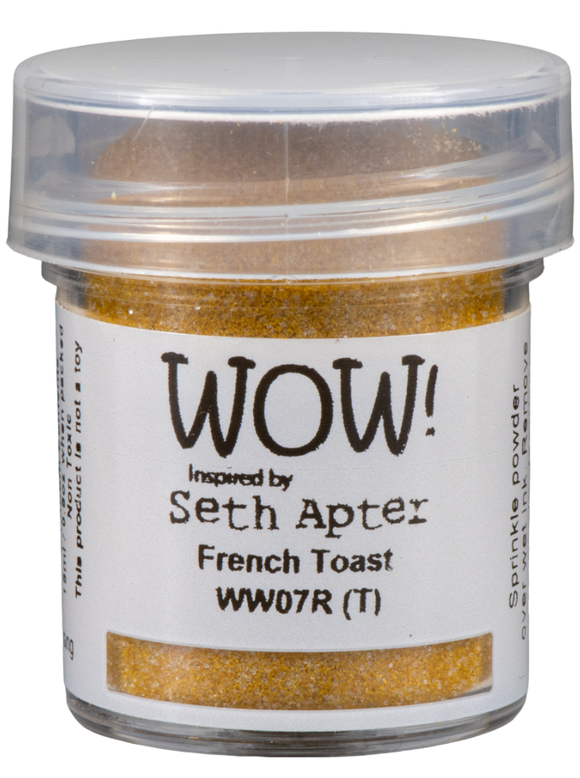 WW07R :  French Toast - Regular*Seth Apter Exclusive* Mixed Media Embossing Powder(15g jar)