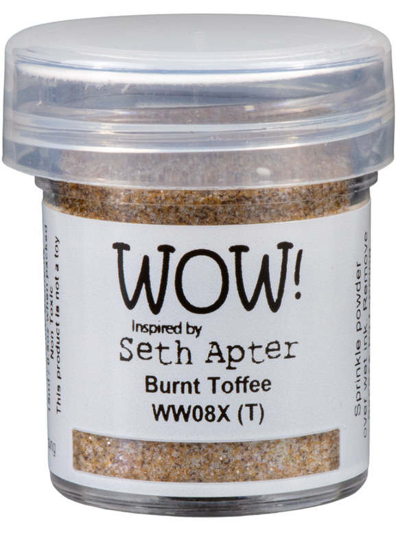 WW08X :  Burnt Toffee - X*Seth Apter Exclusive* Mixed Media Embossing Powder(15g jar)