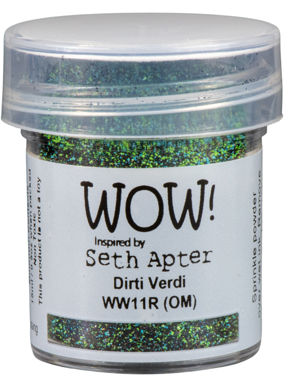 WW11R :  Dirti Verdi - Regular*Seth Apter Exclusive* Mixed Media Embossing Powder(15g jar)
