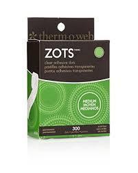 Zots Glue Dots - Medium Clear (300)