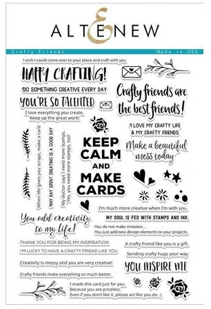 Altenew ALT1688 - Crafty Friends Stamp Set