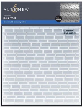 Altenew -ALT6206 3D Embossing Folder Brick Wall 3D