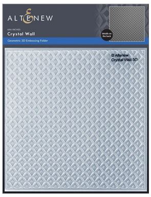 Altenew -ALT6329 3D Embossing Folder Crystal Wall 3D