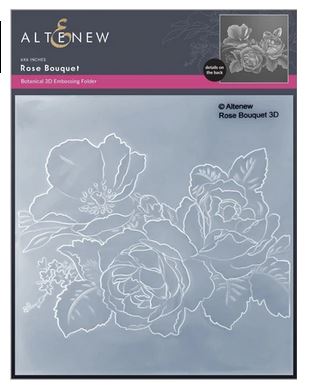 Altenew -ALT6330 3D Embossing Folder Rose Bouquet 3D