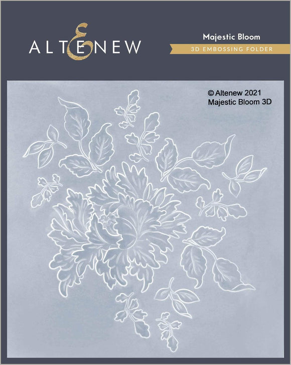 Altenew -3D Embossing Folder Majestic Bloom 3D
