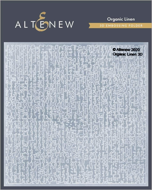 Altenew -3D Embossing Folder Organic Linen 3D