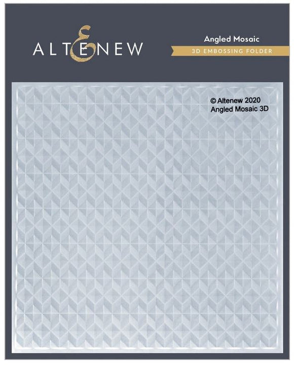 Altenew : ALT4697AM  - Angled Mosaic 3D Embossing Folder