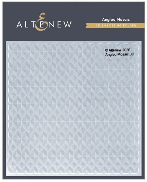 Altenew : ALT4697AM  - Angled Mosaic 3D Embossing Folder
