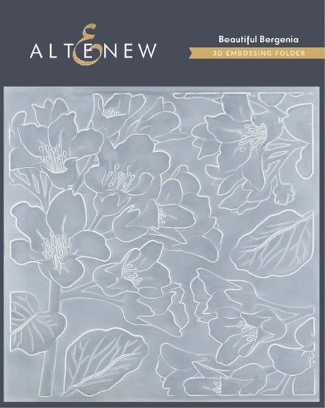 Altenew -3D Embossing Folder Beautiful Bergenia ALT4410