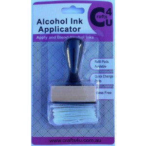 Alcohol Ink Applicator with 10 Felt Pads 10008