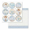 Stamperia - 12x12 SBB685 Blue by design