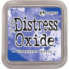 Ranger Distress Oxide Ink Pad -Blueprint sketch