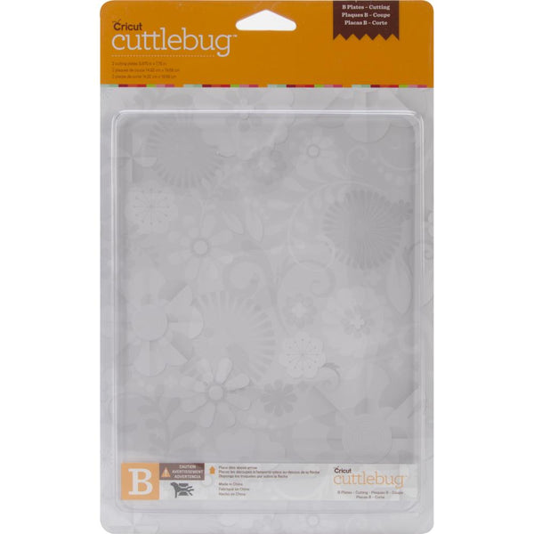 Circut- Cuttlebug B Plates 2 pack