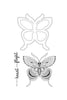 DD928 - Kaisercraft : Decorative Die & Stamp Butterfly