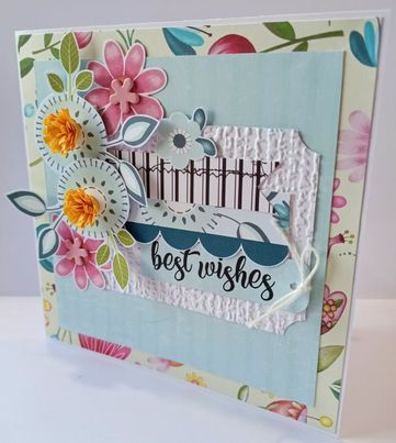 **INSTRUCTIONS ONLY** for Fresh Folk Quilling Card (CK) #C2123