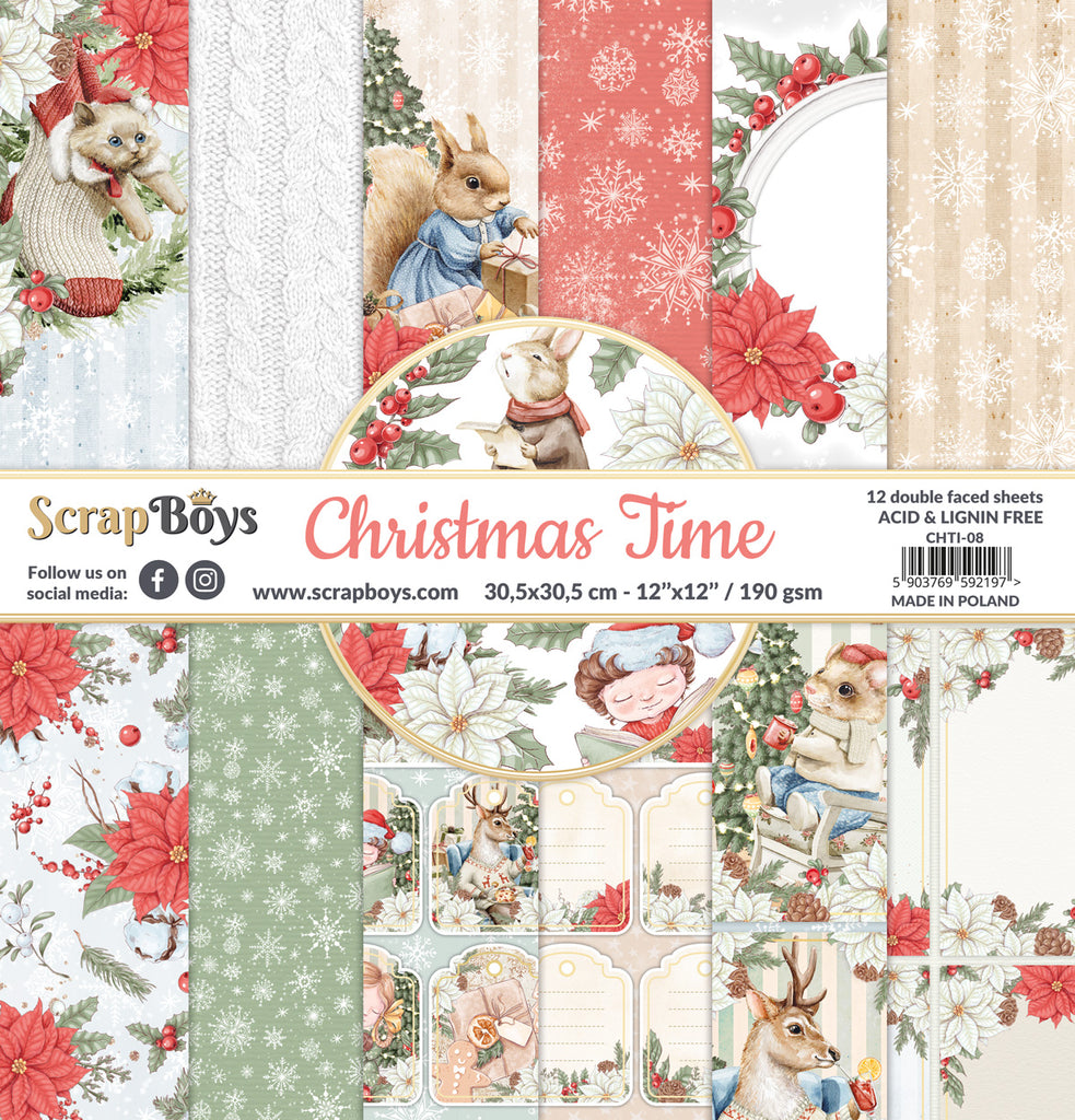 CHTI-08 : Christmas Time - 12x12" paper pack