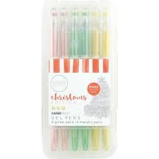 CL111 - Kasiercraft Gel Pens 12 pack - Christmas Colours