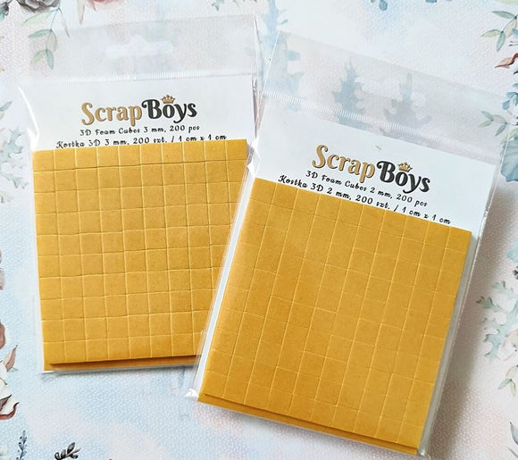 Scrapboys -Foam Squares 1cm x 1cm