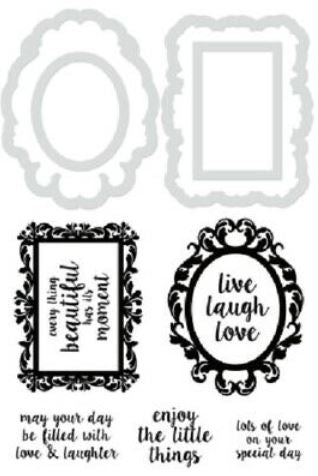 DD902 - Kaisercraft : Decorative Die & Stamp Decor frames and quotes