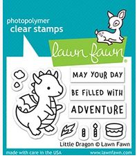 Lawn Fawn LF2323 Little Dragon stamp