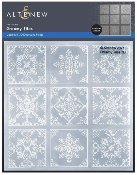 ALT6129 Altenew -3D Embossing Folder Dreamy Tiles 3D