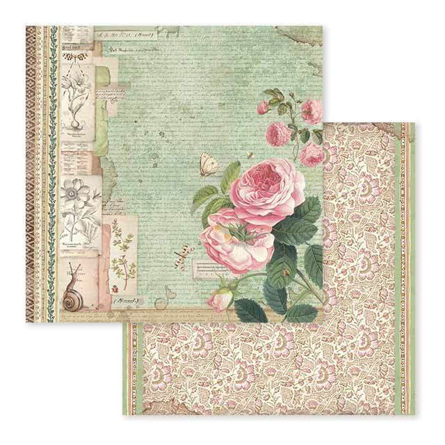 Stamperia - 12x12 SBB592 English Rose