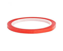Extra sticky Tape- Red 10/6mm