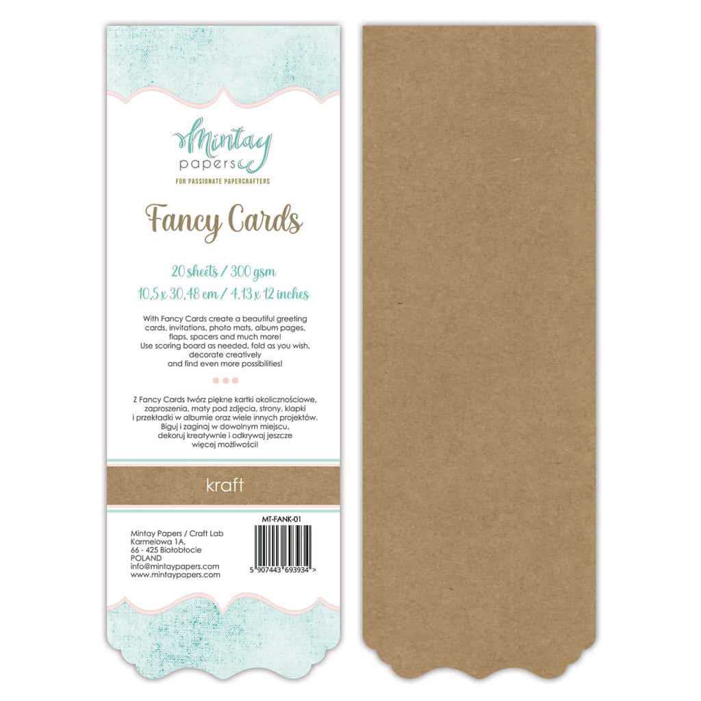 Mintay Fancy Card Pack - Kraft